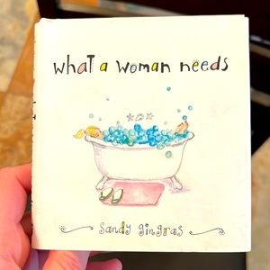 Hardcover, What a Woman Needs, Pocket Book, By Sandy Gingras, Good Condition